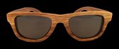Burnwoods Chloris Zebra - Houten zonnebril - Unisex - Hout