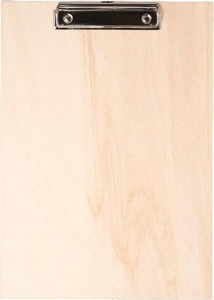 LPC Klembord - clipboard - hout - A4 -blank- 10 stuks | bol.com