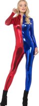 SMIFFYS - Sexy rood en blauw pak voor vrouwen - M
