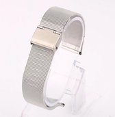 Milanees horlogeband (extra fijn) geschikt voor Cluse - Rosefield - DW - Danish Design (band aanzetmaat: 16mm)