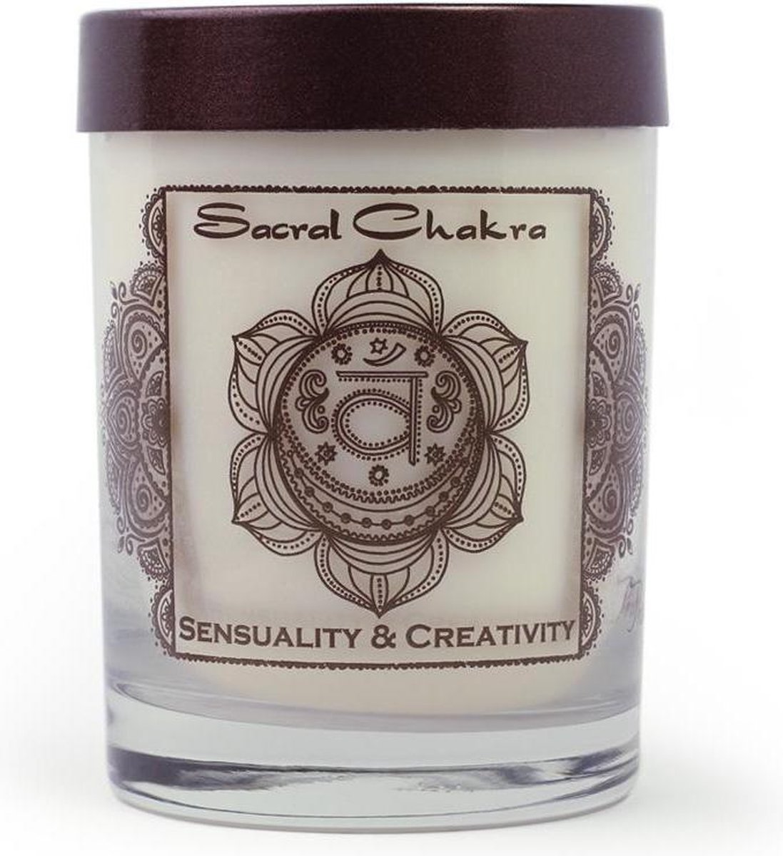 Premium sojakaars Chakraserie, 2e chakra, vanille