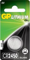 GP CR2450, DL2450, ECR2450 3V Lithium knoopcel batterij - 10 Stuks