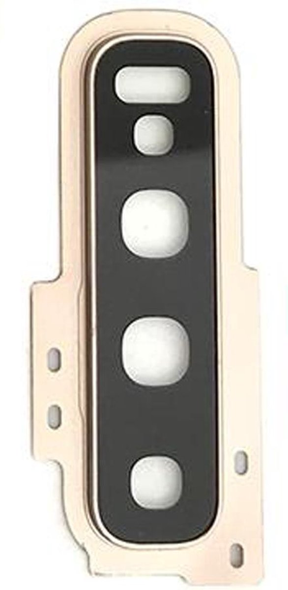 Achter camera cover met lens glas voor de Samsung Galaxy S10 / S10 PLUS– goud