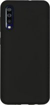 Accezz Hoesje Geschikt voor Samsung Galaxy A50 / A30s Hoesje Siliconen - Accezz Liquid Silicone Backcover - Zwart