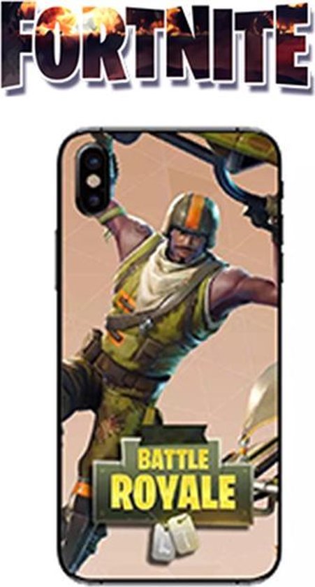 Fortnite Beschermhoes Geschikt Voor Apple Iphone X - Helm