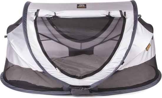 Deryan Peuter Luxe Campingbedje – Inclusief zelfopblaasbare matras - Silver - 2021