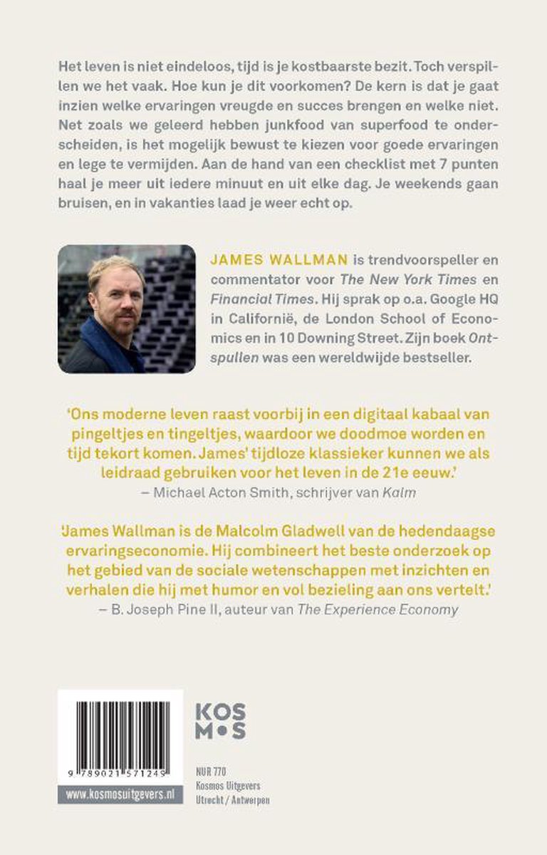 Tijd en hoe die te besteden - back cover