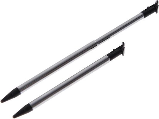 2x Inschuifbare Stylus Pen geschikt voor New Nintendo 3DS XL