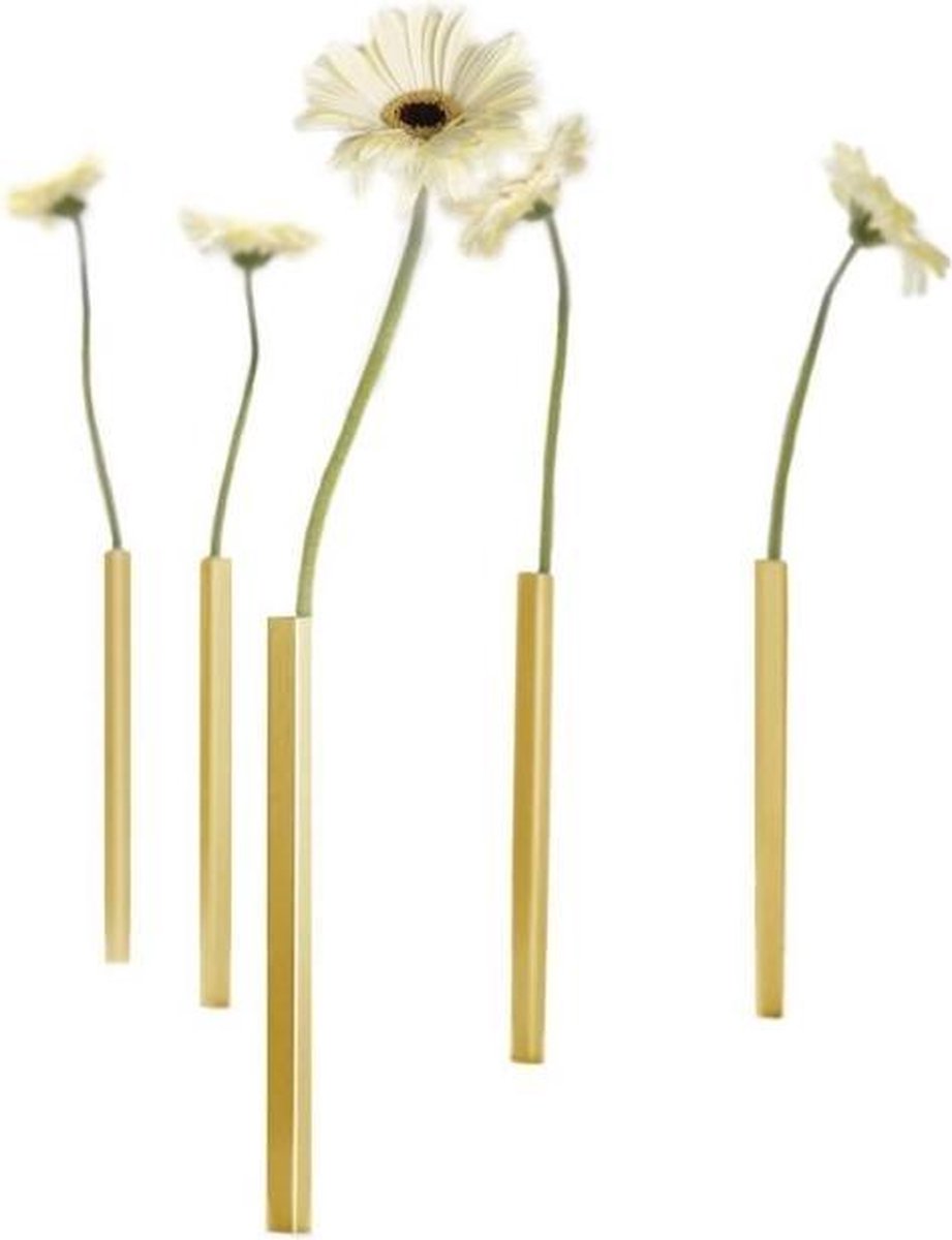Peleg Design Magnetic vases - gold - set 5 pcs