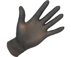 Wegwerp handschoen nitril (Kappershandschoen) AltairMed Zwart L 100st