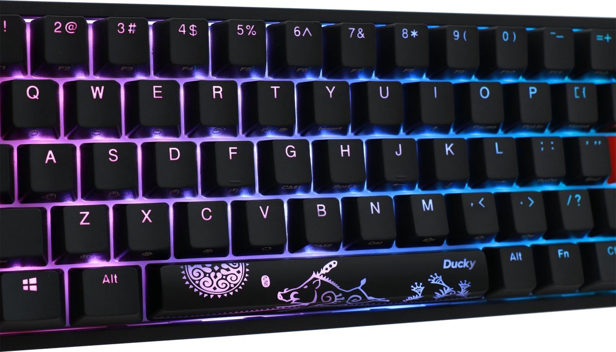 Ducky One 2 SF, Mini, USB, Clavier mécanique, QWERTY, LED RGB, Noir | bol