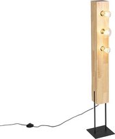QAZQA sema - Moderne Vloerlamp | Staande Lamp - 3 lichts - H 120 cm - Bruin -  Woonkamer | Slaapkamer | Keuken