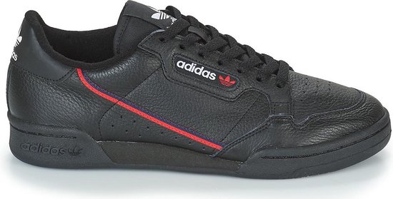 adidas Continental 80 Heren Sneakers - Core Black/Scarlet ... adidas Continental 80 Heren Sneakers - Core Black/Scarlet ...