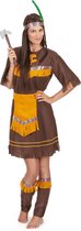 LUCIDA - Bruine indianen kostuum voor vrouwen - M/L