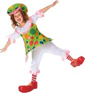 LUCIDA - Clown kostuum met hoepel voor meisjes - M 122/128 (7-9 jaar)