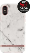 Richmond & Finch Marmer iPhone XS Max case - Wit hoesje - White Marble