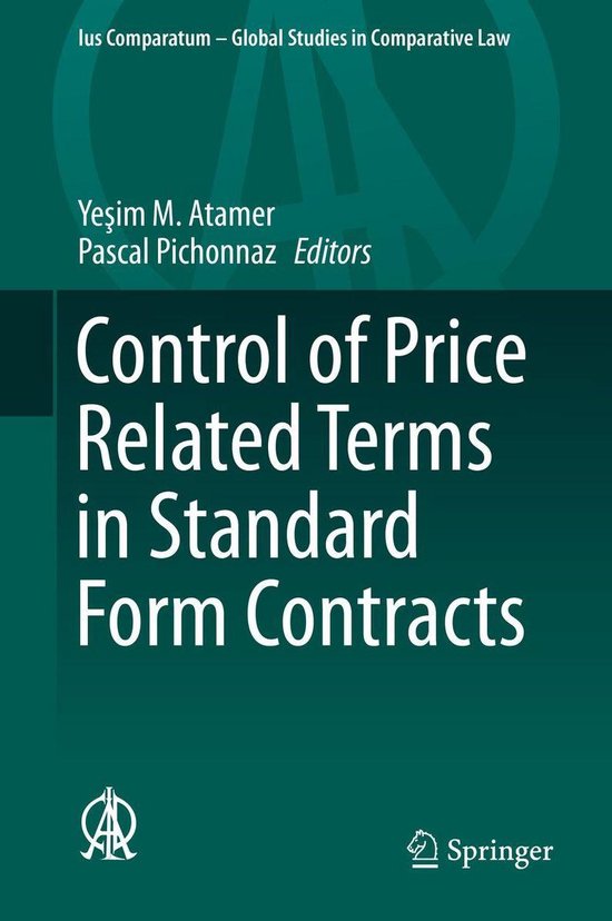 Law and Criminology (R0) - Control of Price Related Terms in ... - cover