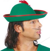 FIESTAS GUIRCA, S.L. - Groene boswachter hoed met veer voor volwassenen - Hoeden > Overige