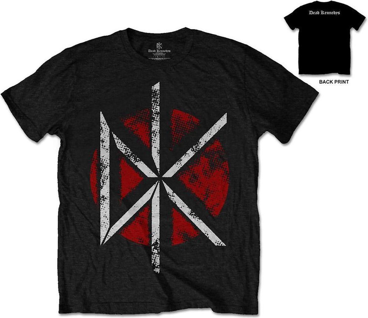 Dead Kennedys - Vintage Logo Heren T-shirt - M - Zwart