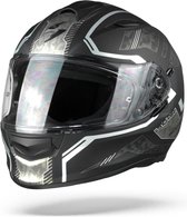 Scorpion EXO-510 Air Occulta Matt Black Silver  Integraalhelm - Motorhelm - Maat XXL