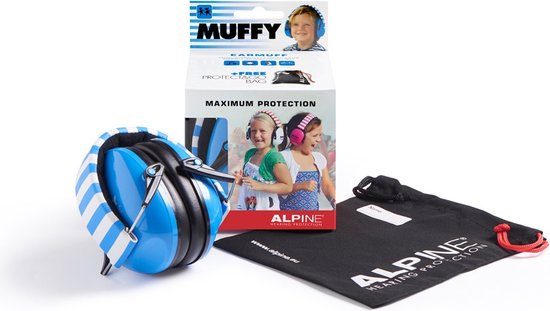 Muffy oorkappen - blauw - Alpine