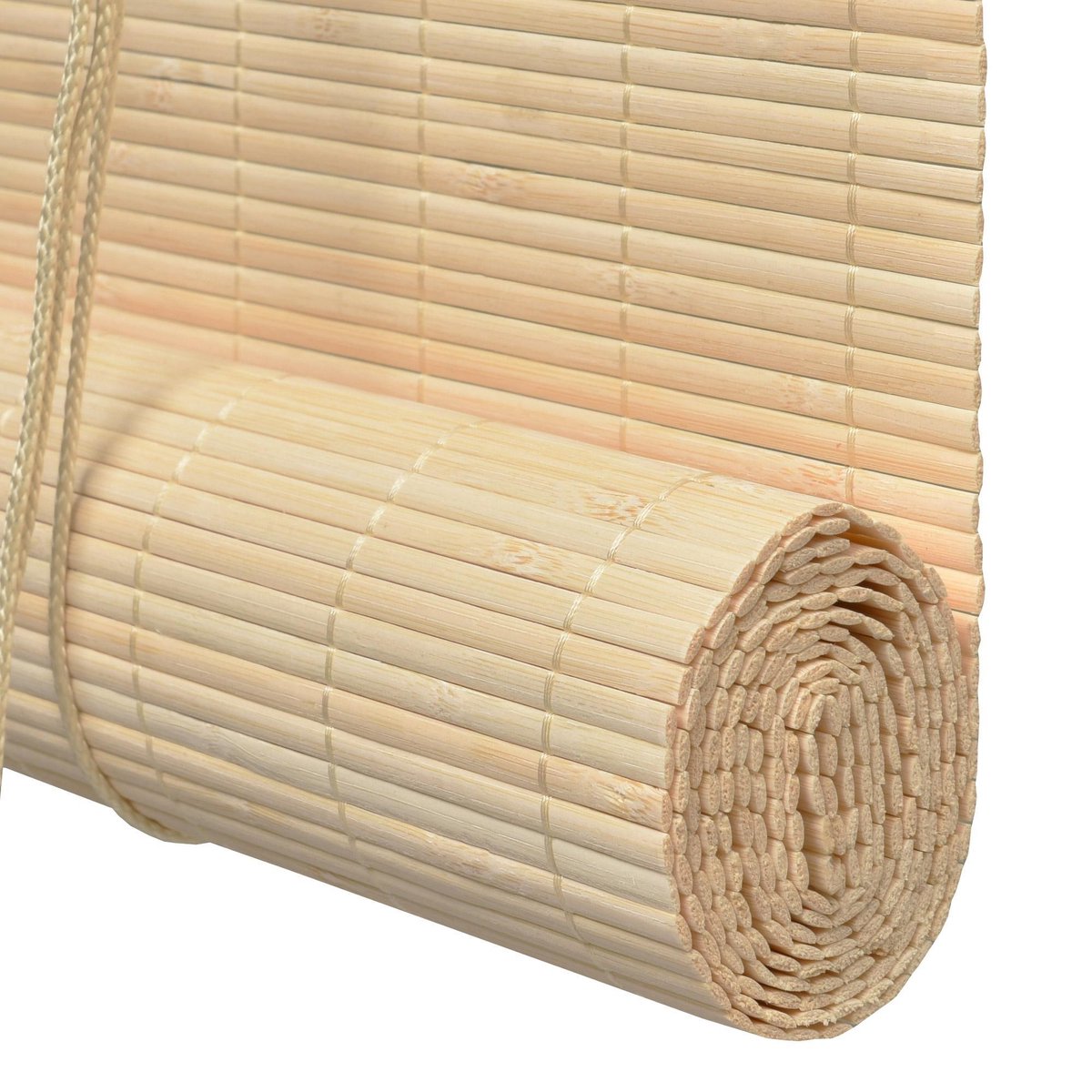Sol Royal rolgordijn bamboe 90x160 cm SolDecor B86 - rolgordijnen zonder boren - rolgordijnen lichtdoorlatend zonwering bamboo jaloezieën inclusieve klembeugels - Natuur – foto 2