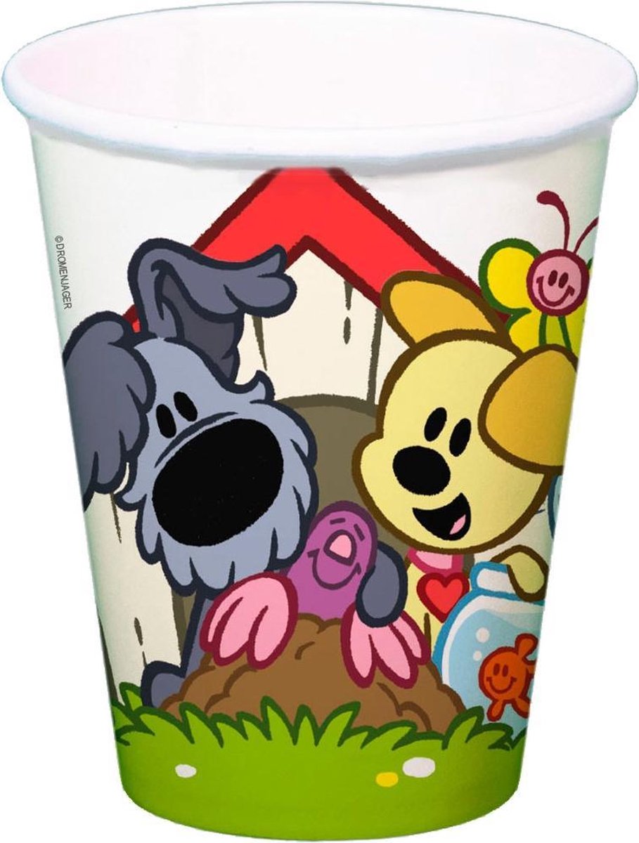 Woezel en Pip Bekers 250ml - 8 stuks