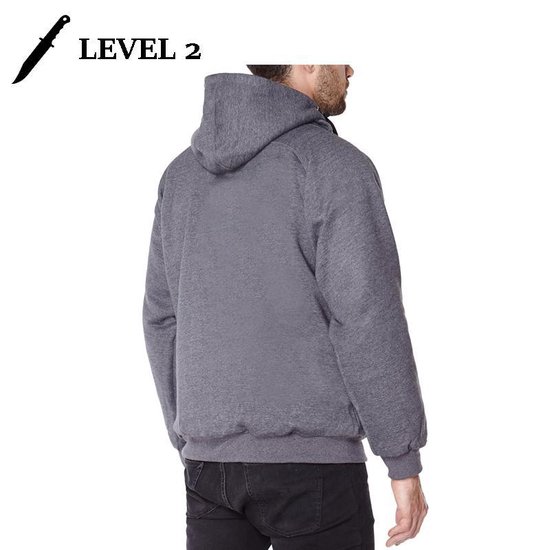 SNIJWERENDE VEST GRIJS MET DUPONT ™ KEVLAR ®