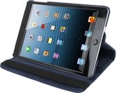 Apple iPad Mini 3 (2014) Hoes - Mobigear - 360 Rotating Serie - Kunstlederen Bookcase - Donkerblauw - Hoes Geschikt Voor Apple iPad Mini 3 (2014)