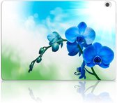 Lenovo Tab M10 Siliconen Hoesje Orchidee Blauw