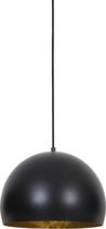 Light & Living Jaicey Hanglamp - Zwart/Goud - Ø33x25 cm