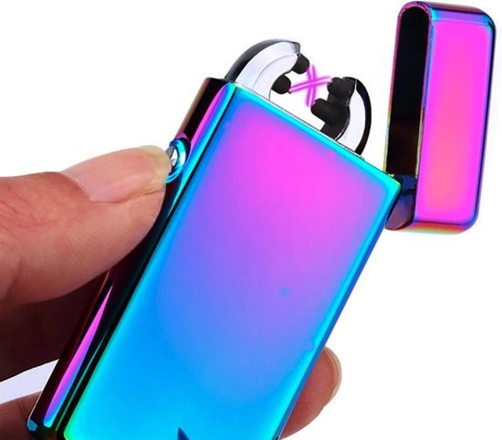 Elektrische Plasma Aansteker - USB Oplaadbaar- rainbow aansteker nieuw-  plasma- aansteker | bol.com