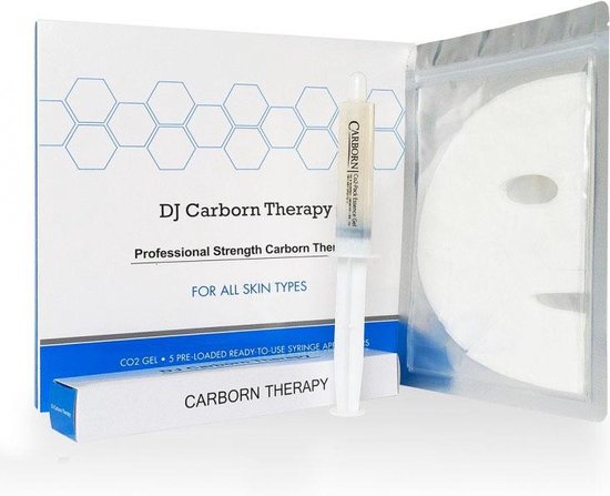 DJ Carboxy Therapy CO2 Gel Mask Set – 5 Gels + 5 Face Sheets – Daejong Medical