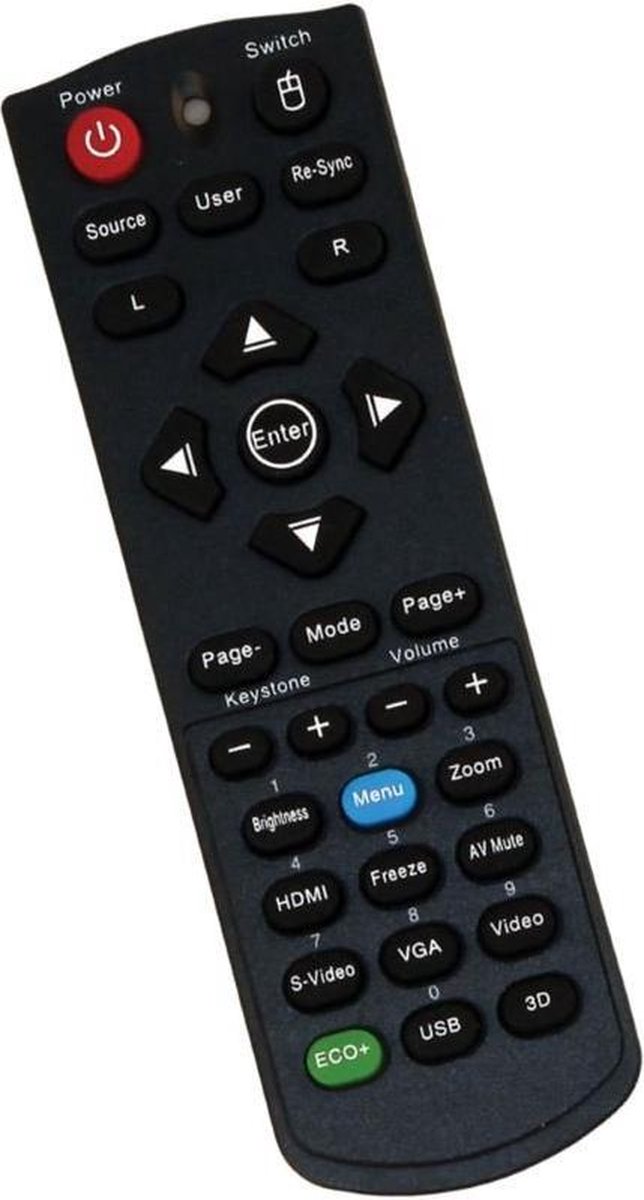 Optoma BR-5043N / BR-5046L / BR-5048N Beamer Afstandsbediening