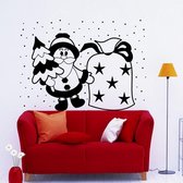 3D Sticker Decoratie Grappig Leuke Kerst Santa Muursticker Verwijderbare Wal Muurschildering Home Shop Art Decoratie Kerst Muurtattoo MC058