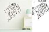 3D Sticker Decoratie Diamantvorm Geometrie Vinyl Decals Geometrische muursticker Modern verwijderbaar decor voor woonkamer - Gold / Large