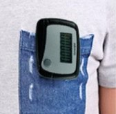 Podomètre - Mini - Compteur de distance - Compteur de calories brûlées - LCD - Noir