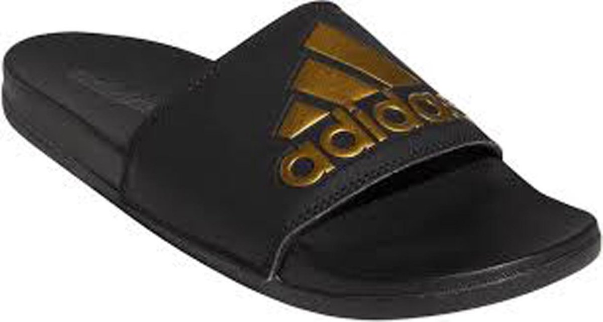 bol.com | adidas Slippers - Maat 42 - Vrouwen - zwart/goud