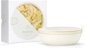 W&P Design Porter Bowl Lunchtrommel Crème Keramisch, Kunststof, Silicone 1 l 1 stuk(s)