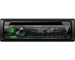 Pioneer DEH-S120UBG – 1-DIN autoradio met CD-speler, USB & AUX – 5-bands equalizer – 4×50 W