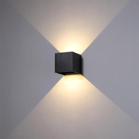 Nest monteren Van hen Ligjtnova Wandlamp - LED - Zwart | bol.com