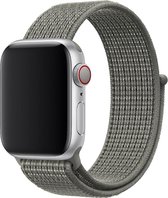 Shop4 - Bandje voor Apple Watch 1 42mm - Nylon Grijs