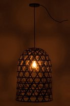 Bamboo light - Hanglamp - cilinder - bamboe - zwart