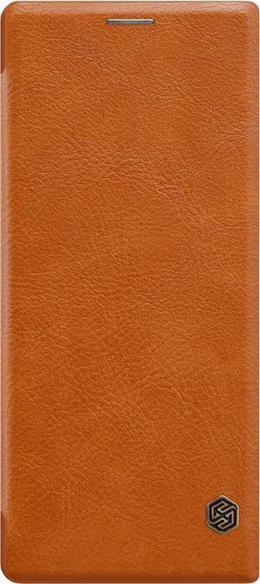 Nillkin Qin PU Leather Book Case voor Sony Xperia 10 Plus - Bruin
