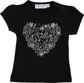 Dirkje Babykleding Zwarte Meisjes Tshirt Belle - 68