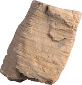 Sera Lichtbeige natuursteen met horizontale voren Rock Desert XXL • ca. 6 kg
