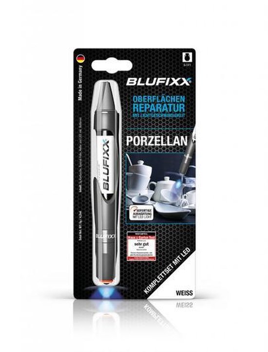 Blufixx Reparatieset Porselein wit - Lichtuithardende reparatiegel ...