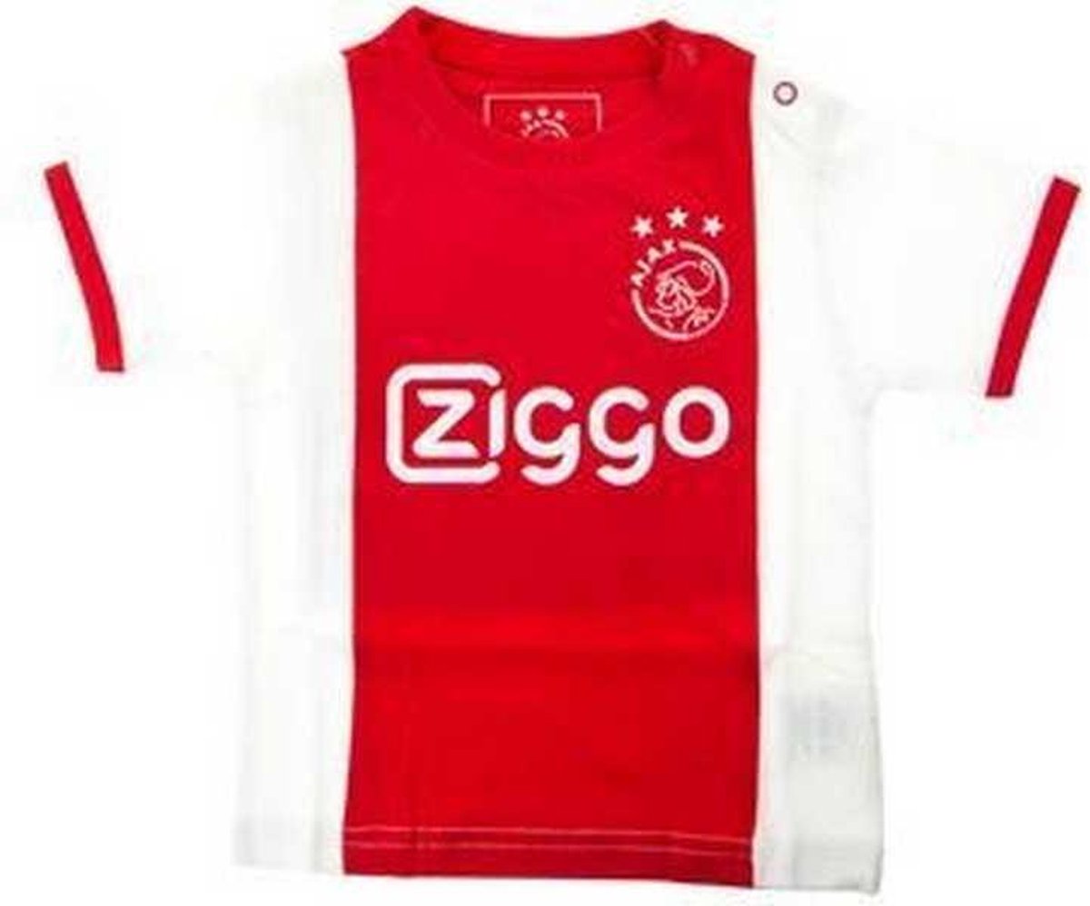 Ajax - Baby Shirt - MET NAAM OF TEKST - In cadeauverpakking met gekleurd  lint - Maat 86-92 | bol.com