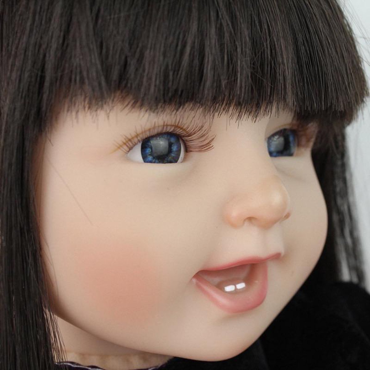 55 CM Reborn Bambin Fille Poupée Corps Complet Silicone Souple Viny Realiste Reborn Bebe Poupee Enfants Noel Anniversaire C Am