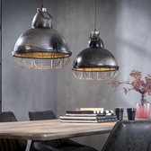 LifestyleFurn Industriële Dubbele Hanglamp 'Stephen', 2 x 38cm